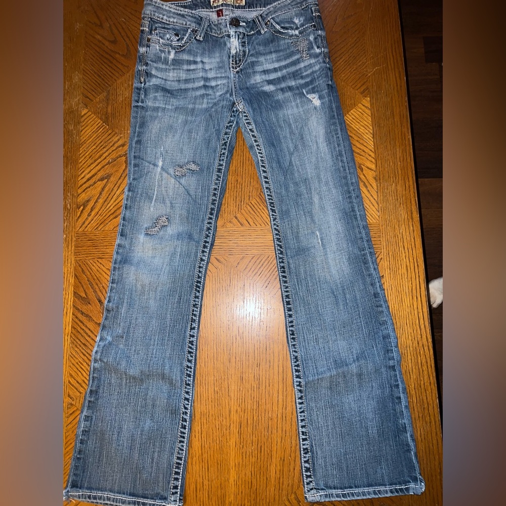 Womens Buckle Jeans